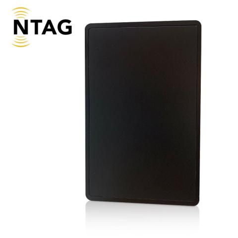 Cartes Badges Rfid En M Tal Noir Mat Nfc Ntag Nxp B