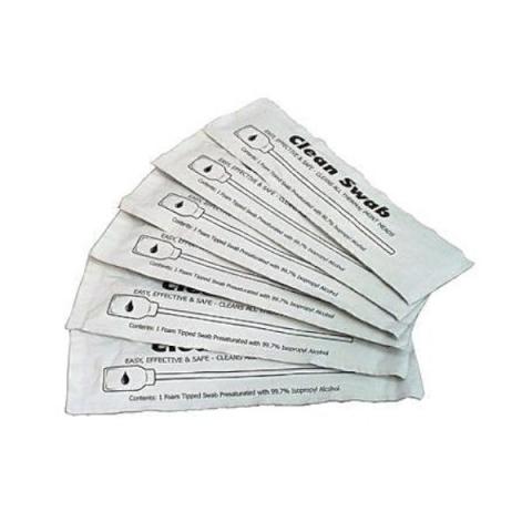 6 Swabs nettoyants pour imprimante étiquettes zebra