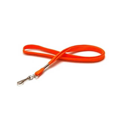 Cordon lanyard avec mousqueton métal