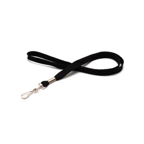 Cordon lanyard avec mousqueton métal