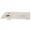 50 longues cartes de nettoyage en "T" Zebra P330i, P430i