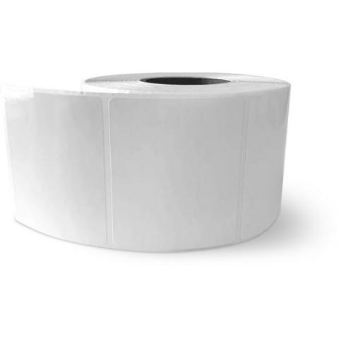 Etiquettes DTM 76 x 38 mm Poly blanc mat eco adhésif