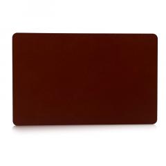 Cartes PVC MARRON mat 0.76mm