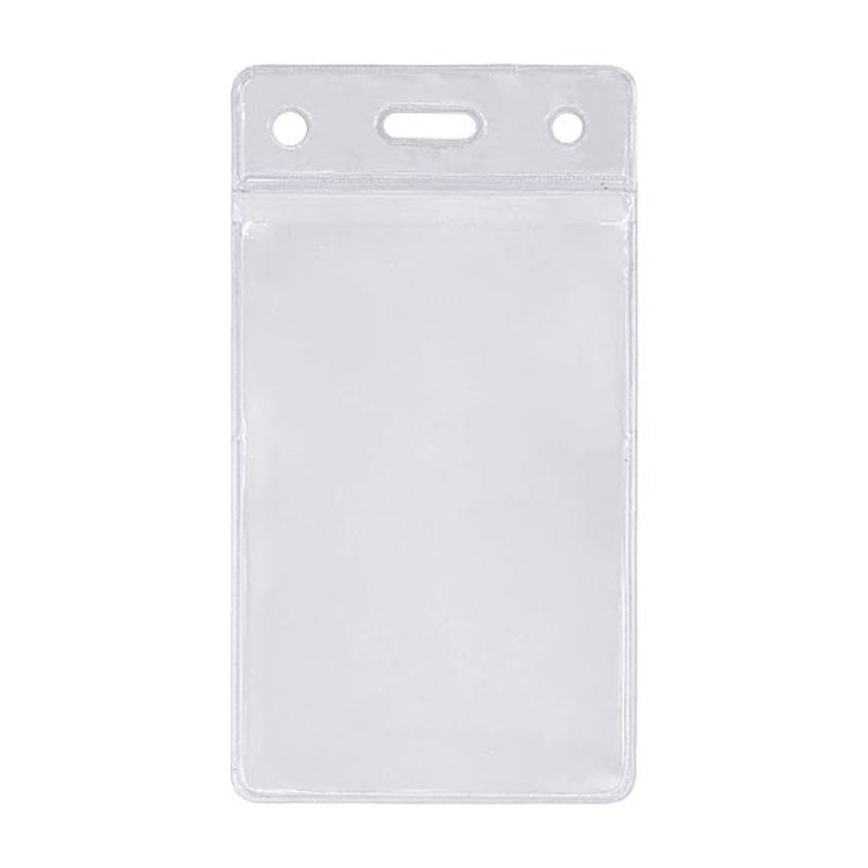 Porte-badge souple PVC Recyclé vertical - Lot de 100