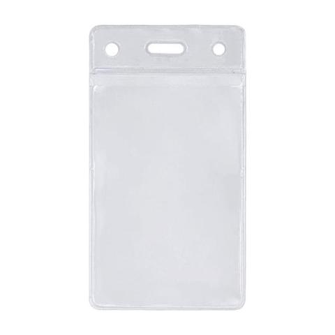 Porte-badge souple PVC Recyclé vertical - Lot de 100