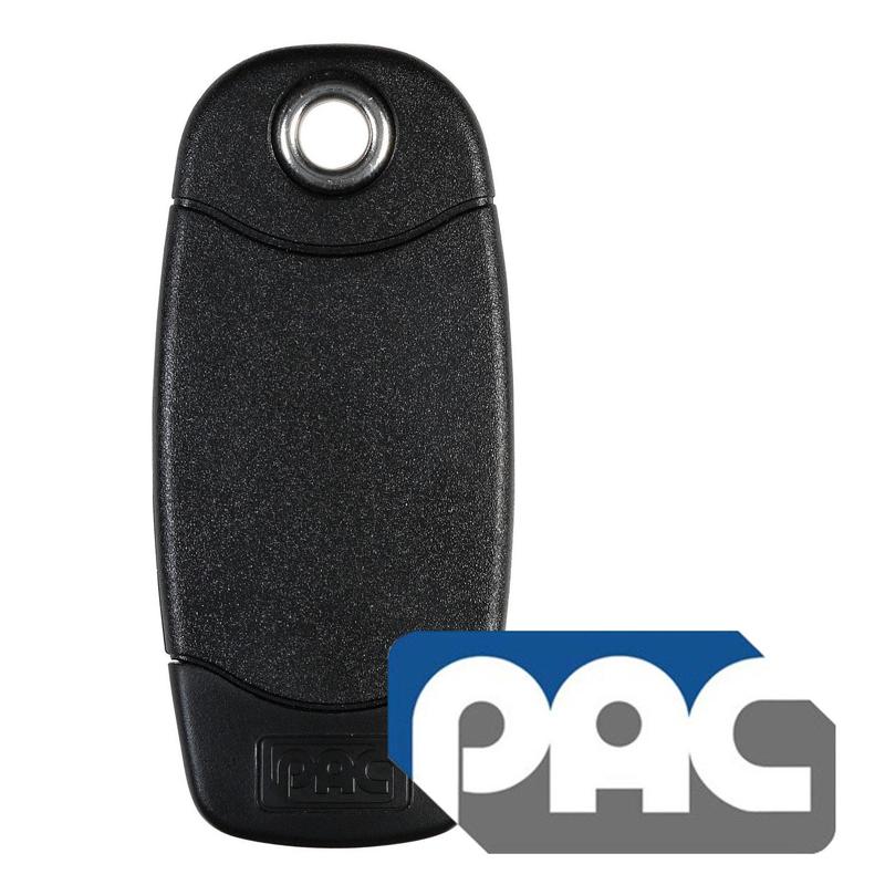 Porte-clé noir PAC 21020 avec clip (x10) - 153.6 kHz